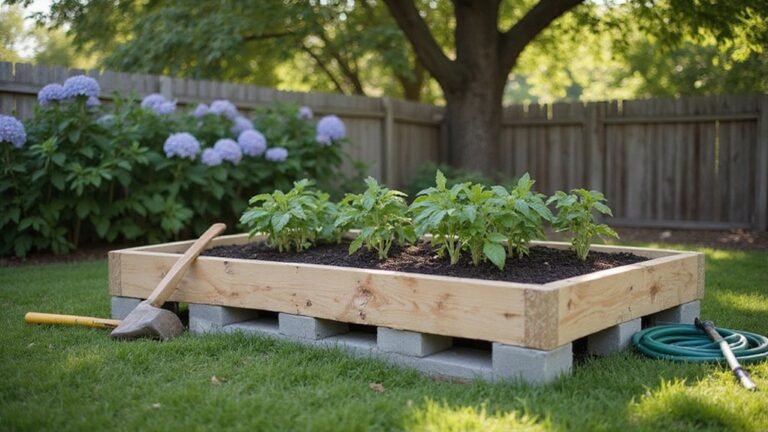affordable elevated garden construction