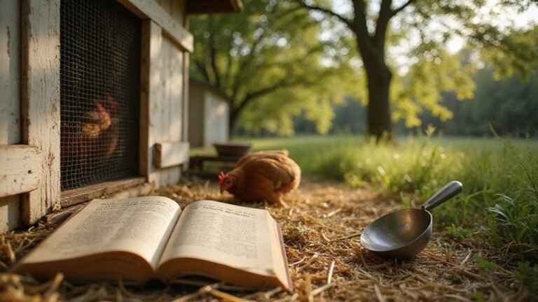 cleaning chicken coop thoroughly