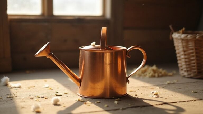 copper watering can