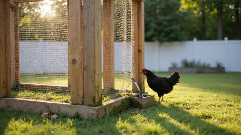 enclosure for safeguarding chickens