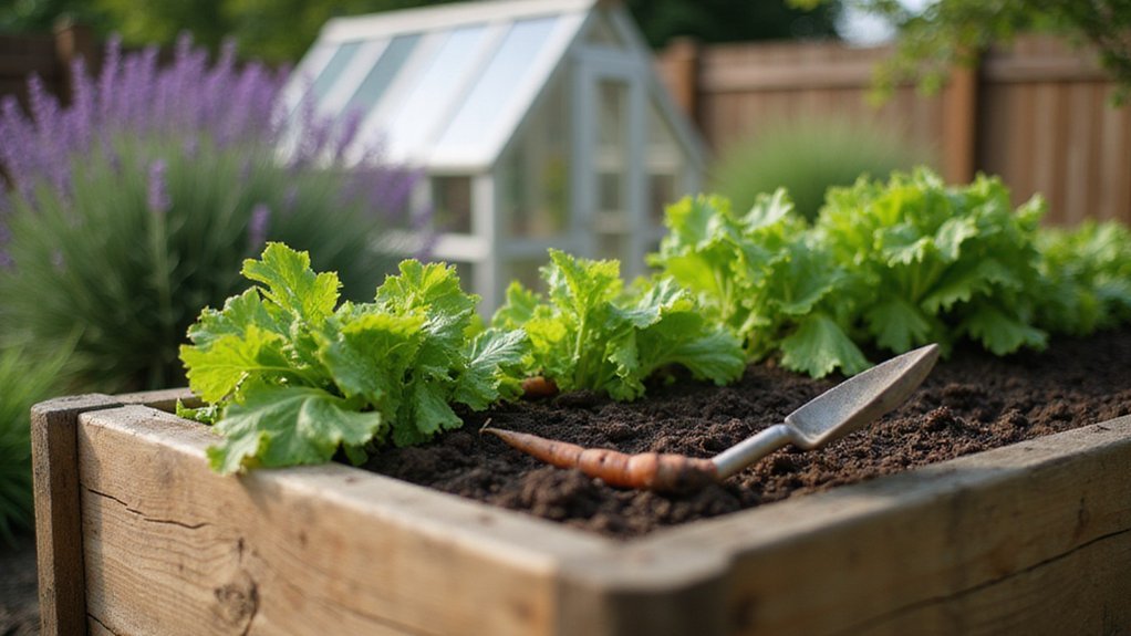 fill with soil and plants
