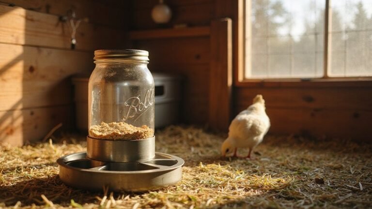 homemade chick feeder instructions