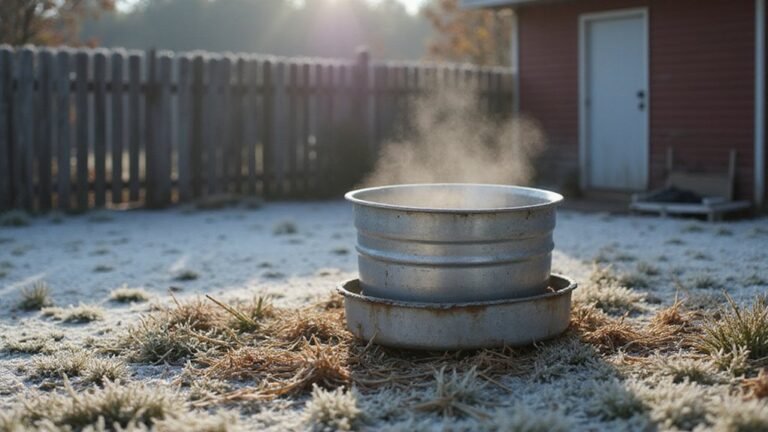 prevent chicken waterer freezing