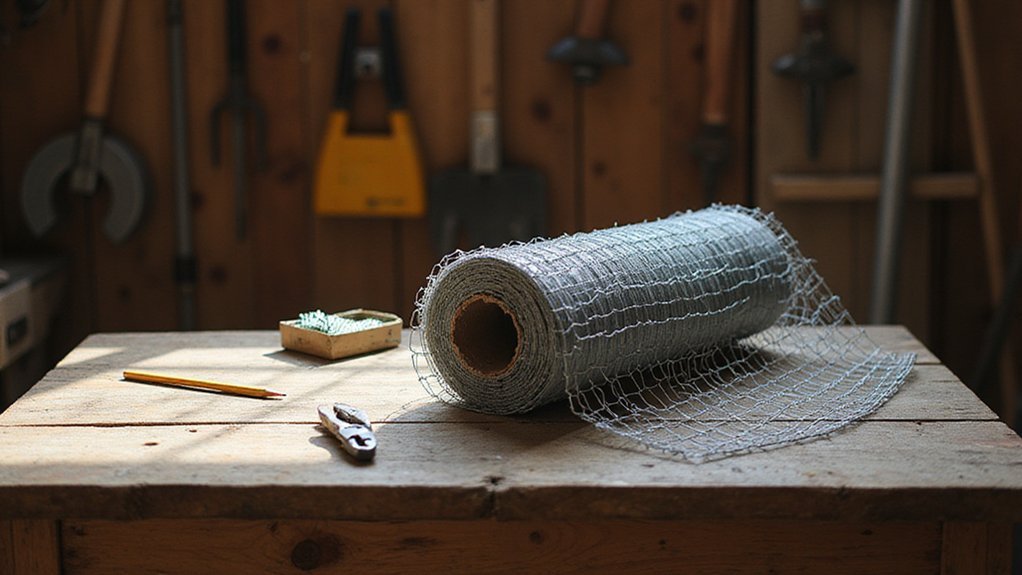 securely fasten chicken wire