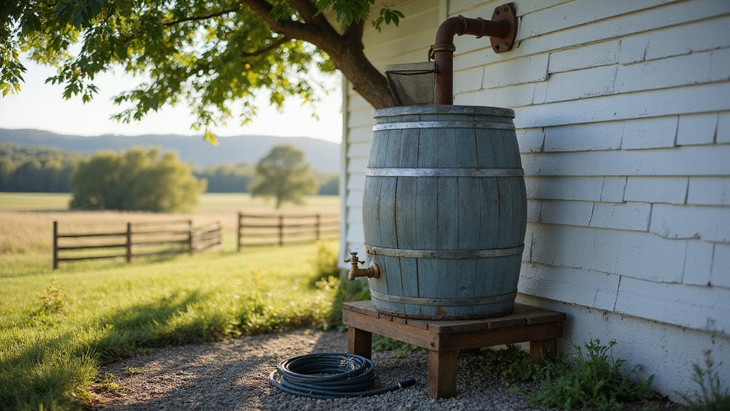 set up rainwater collection