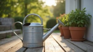 Read more about the article Galvanised Steel Watering Can: A Homestead Essential