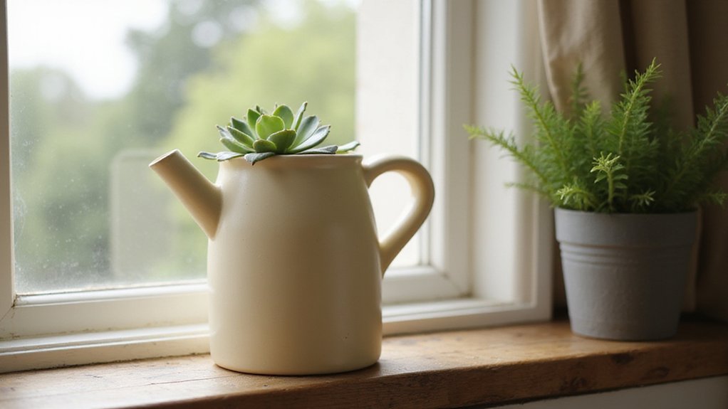 stylish ceramic watering can